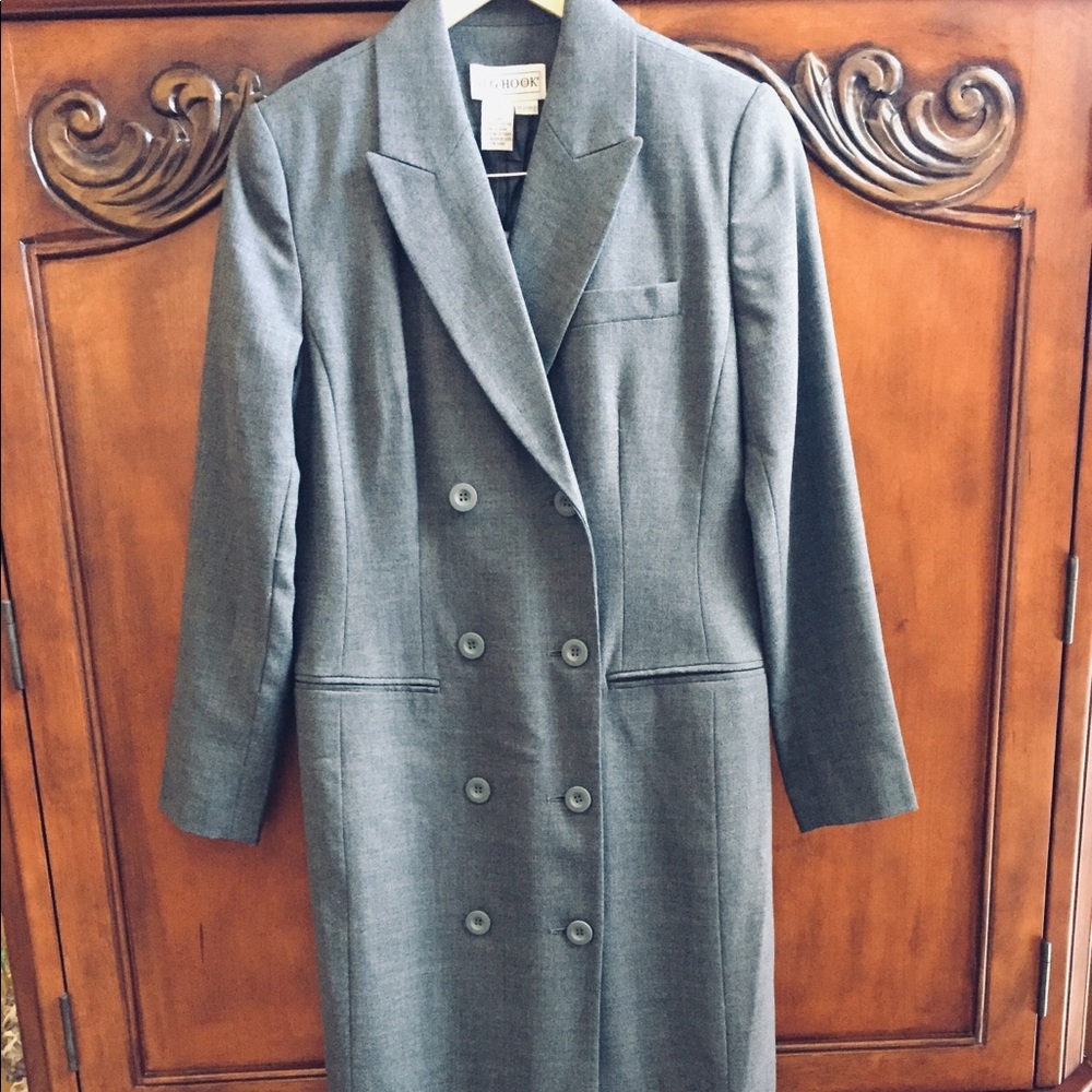 Coat Dress by J.G. Hook size 4. Wool